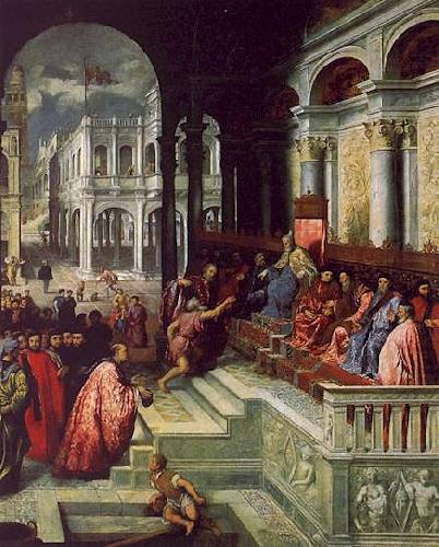 Presentation of the Ring to the Doges of Venice, Paris Bordone